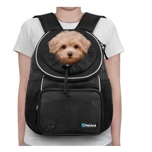 Black Dog Carrier Backpack
